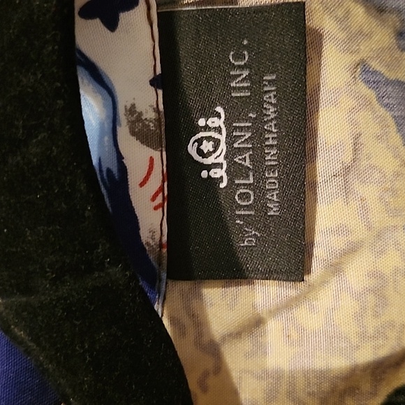 Iolani boy's Aloha shirt Kamehameha vintage print BABY LUAU - Picture 14 of 16